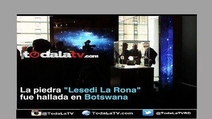 Sale a subasta el diamante en bruto más grande del mundo en existencia-Video