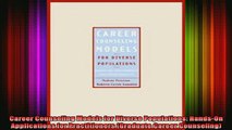 READ book  Career Counseling Models for Diverse Populations HandsOn Applications for Practitioners Full EBook