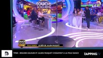 TPMS : Brahim Asloum et Julien Pasquet s’essayent à la pole dance (vidéo)