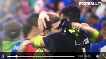 Casillas & Buffon Emotional Hug Italy vs Spain 2-0 - UEFA EURO 2016 #Respect