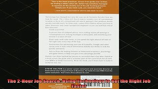 READ book  The 2Hour Job Search Using Technology to Get the Right Job Faster Full EBook