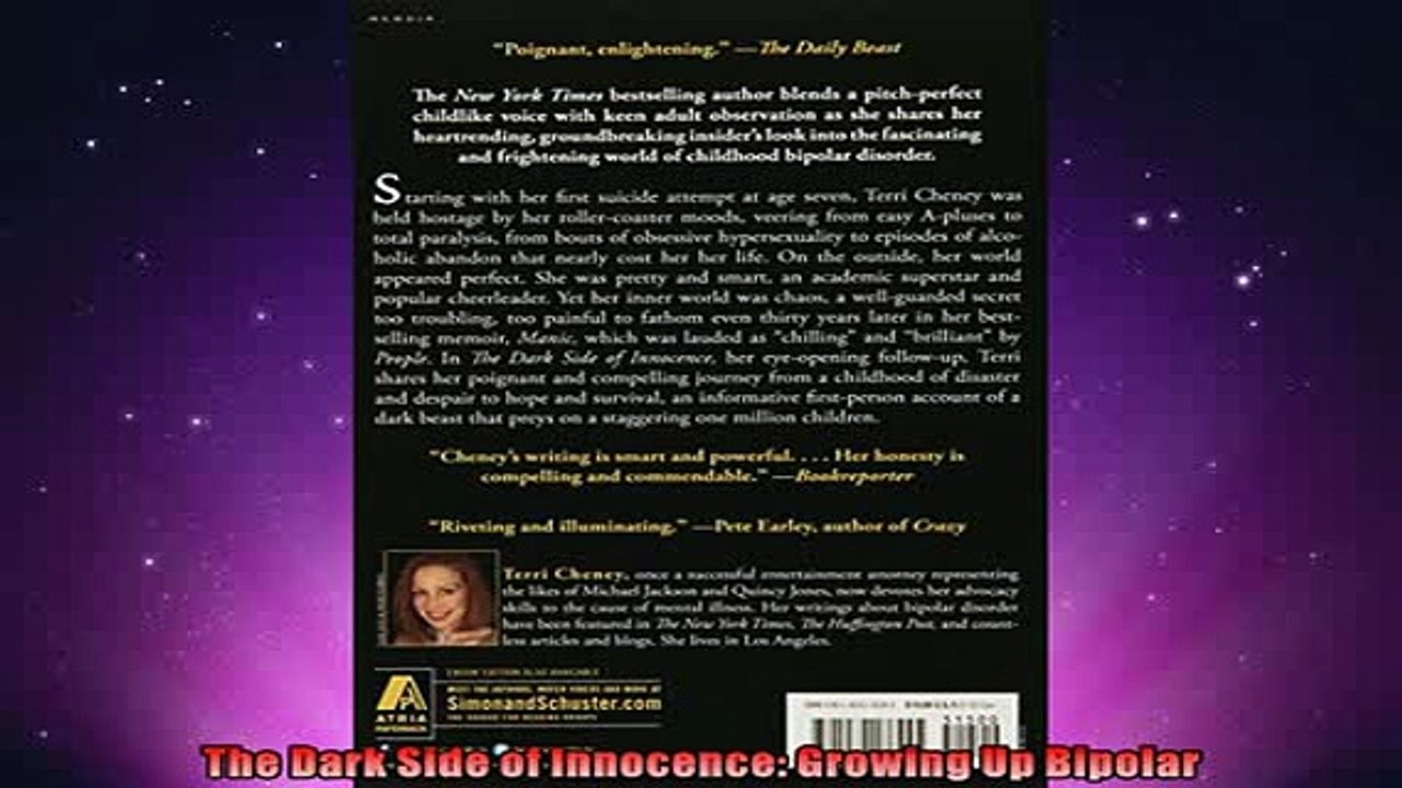 READ book  The Dark Side of Innocence Growing Up Bipolar  FREE BOOOK ONLINE