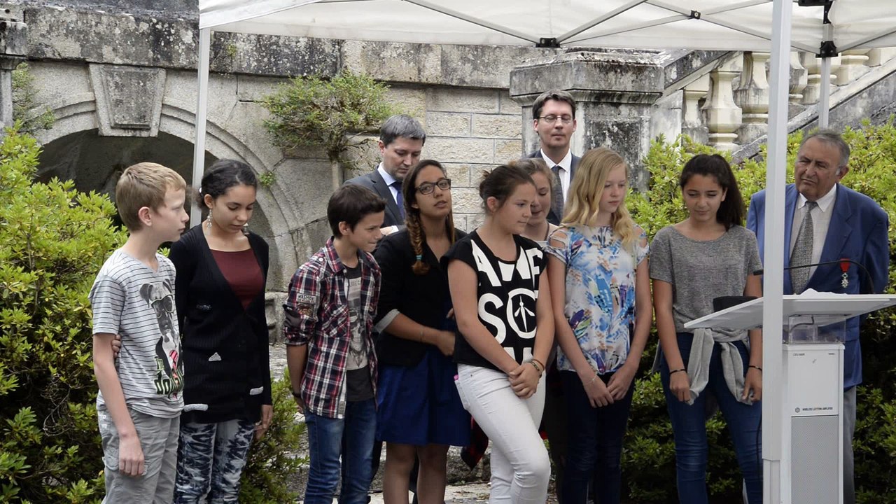 Prix éducation citoyenne 2016 - chanson des élèves du collège de Corrèze