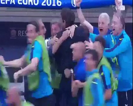 Антоніо Конте і його емоції під час матчу Італія - Іспанія