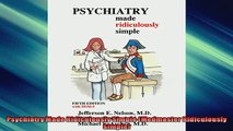 READ book  Psychiatry Made Ridiculously Simple Medmaster Ridiculously Simple  FREE BOOOK ONLINE