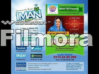 Iman FM Bazm e Sukhan Dr. Shehnaz Muzammil part 3
