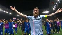 O Arrepiante E Histórico Festejo Da Islândia Com Os Seus Adeptos Após Vitória Frente À Inglaterra