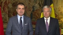 AB Bakanı Ömer Çelik ile Belçika Dışişleri Bakanı Reynders Ortak Basın Toplantısı Düzenledi.