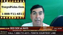 Boston Red Sox vs. Tampa Bay Rays Pick Prediction MLB Baseball Odds Preview 6-27-2016