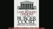Enjoyed read  The Unpublished Opinions of the Burger Court