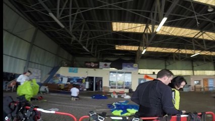 Saut en tandem de Manine à l'aérodrome de Péronne