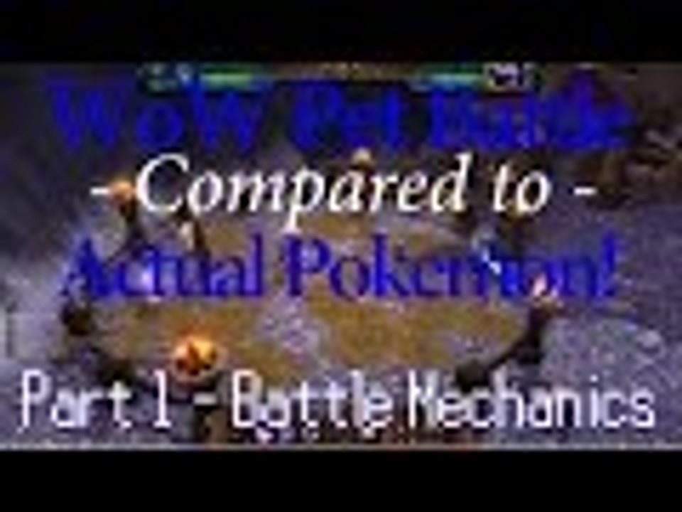 #1 Battle Concept Differences - How Pet Battles Compare to Pokemon!