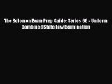 [PDF] The Solomon Exam Prep Guide: Series 66 - Uniform Combined State Law Examination Read