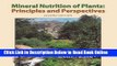 Read Mineral Nutrition of Plants: Principles and Perspectives  Ebook Free