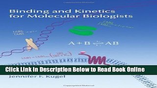 Download Binding and Kinetics for Molecular Biologists  Ebook Free