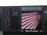 2011/4/29(祝)  QVCマリン　ロッテvsソフトバンク  ロッテスタメン