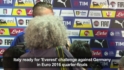 Italy ready for 'Everest' challenge vs Germany in Euro 2016