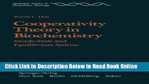 Read Cooperativity Theory in Biochemistry: Steady-State and Equilibrium Systems (Springer Series