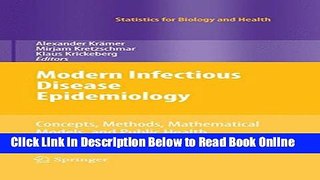Download Modern Infectious Disease Epidemiology: Concepts, Methods, Mathematical Models, and