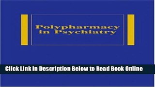 Read Polypharmacy In Psychiatry  Ebook Free