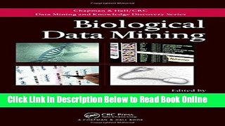 Read Biological Data Mining (Chapman   Hall/CRC Data Mining and Knowledge Discovery Series)  PDF