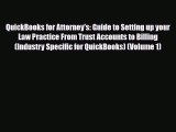 [PDF] QuickBooks for Attorney's: Guide to Setting up your Law Practice From Trust Accounts