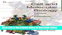 Download Cell and Molecular Biology: Concepts and Experiments  PDF Online