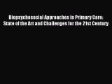 Read Biopsychosocial Approaches in Primary Care: State of the Art and Challenges for the 21st