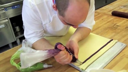 Acordeón cassis pistache de Thomas Marie