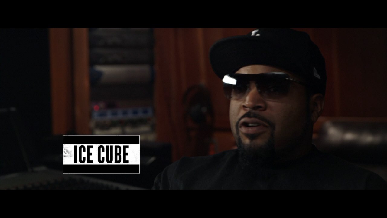 Ice Cube Behind The Scenes On 'Straight Outta Compton'