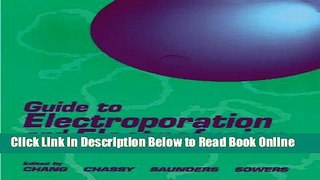 Download Guide to Electroporation and electrofusion  PDF Free