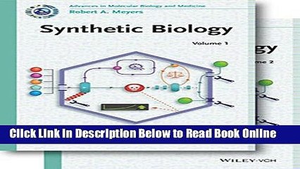 Read Synthetic Biology, 2 Volume Set (Current Topics from the Encyclopedia of Molecular Cell