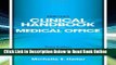 Read Delmar Learning s Clinical Handbook for the Medical Office  Ebook Free