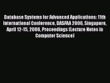 [PDF] Database Systems for Advanced Applications: 11th International Conference DASFAA 2006