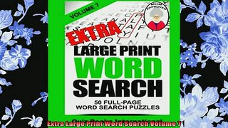 READ book  Extra Large Print Word Search Volume 7 READ ONLINE