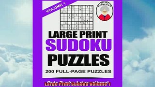 READ book  Large Print Sudoku Volume 1 READ ONLINE