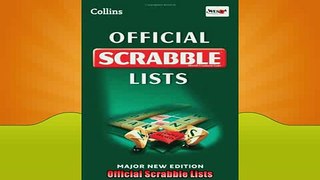 READ book  Official Scrabble Lists  FREE BOOOK ONLINE