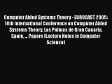 [PDF] Computer Aided Systems Theory - EUROCAST 2005: 10th International Conference on Computer