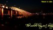 The world biggest bridge Fountaint Banpo Bridge Rainbow Fountain Seoul Korea (반포대교 달빛무지개분수)