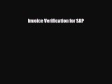 [PDF] Invoice Verification for SAP [Download] Online