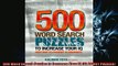 FREE PDF  500 Word Search Puzzles to Increase Your IQ IQ BOOST PUZZLES  FREE BOOOK ONLINE