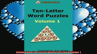 READ book  Chihuahua TenLetter Word Puzzles Volume 1  BOOK ONLINE