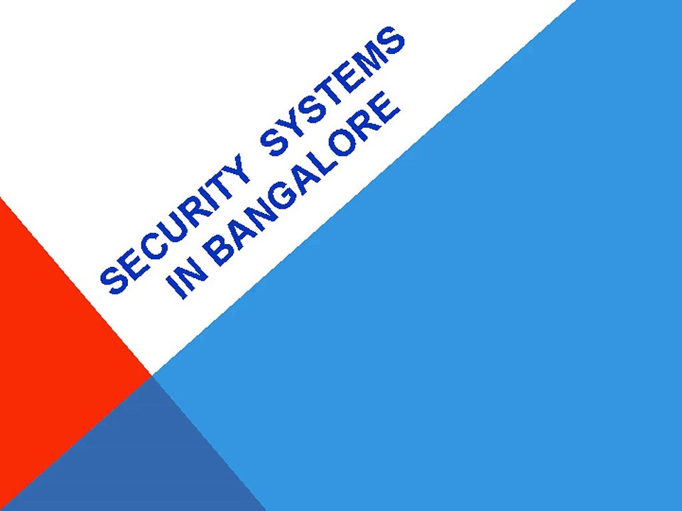 security systems in Bangalore video