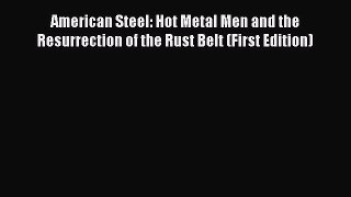 Read American Steel: Hot Metal Men and the Resurrection of the Rust Belt (First Edition) Ebook