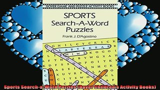 EBOOK ONLINE  Sports SearchaWord Puzzles Dover Childrens Activity Books  BOOK ONLINE