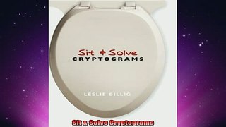FREE DOWNLOAD  Sit  Solve Cryptograms  FREE BOOOK ONLINE