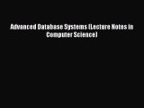 [PDF] Advanced Database Systems (Lecture Notes in Computer Science) [Download] Full Ebook