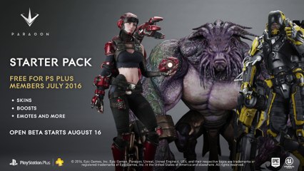 Paragon - PS Plus- Free for July 2016 Trailer - PS4