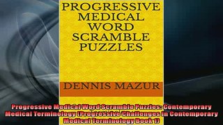 FREE PDF  Progressive Medical Word Scramble Puzzles Contemporary Medical Terminology Progressive  BOOK ONLINE