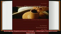 behold  Managing Organizational Change  A Multiple Perspectives Approach